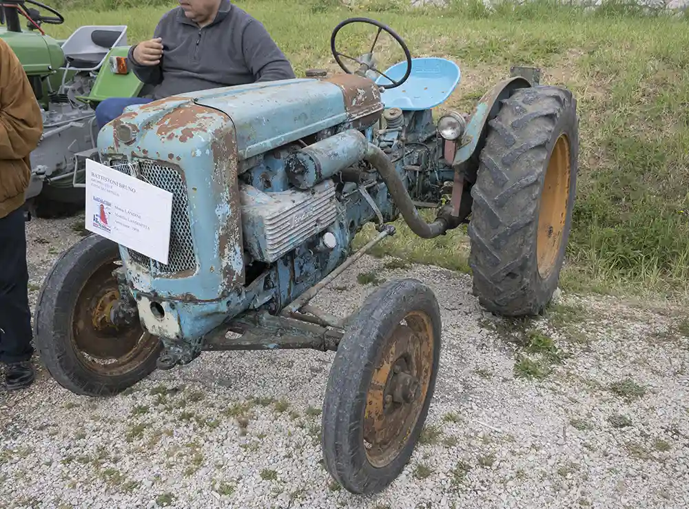 Landinetta del 1958. Prodotto dalla Landini che monta un monocilidrico progettato in casa. Una rarità.